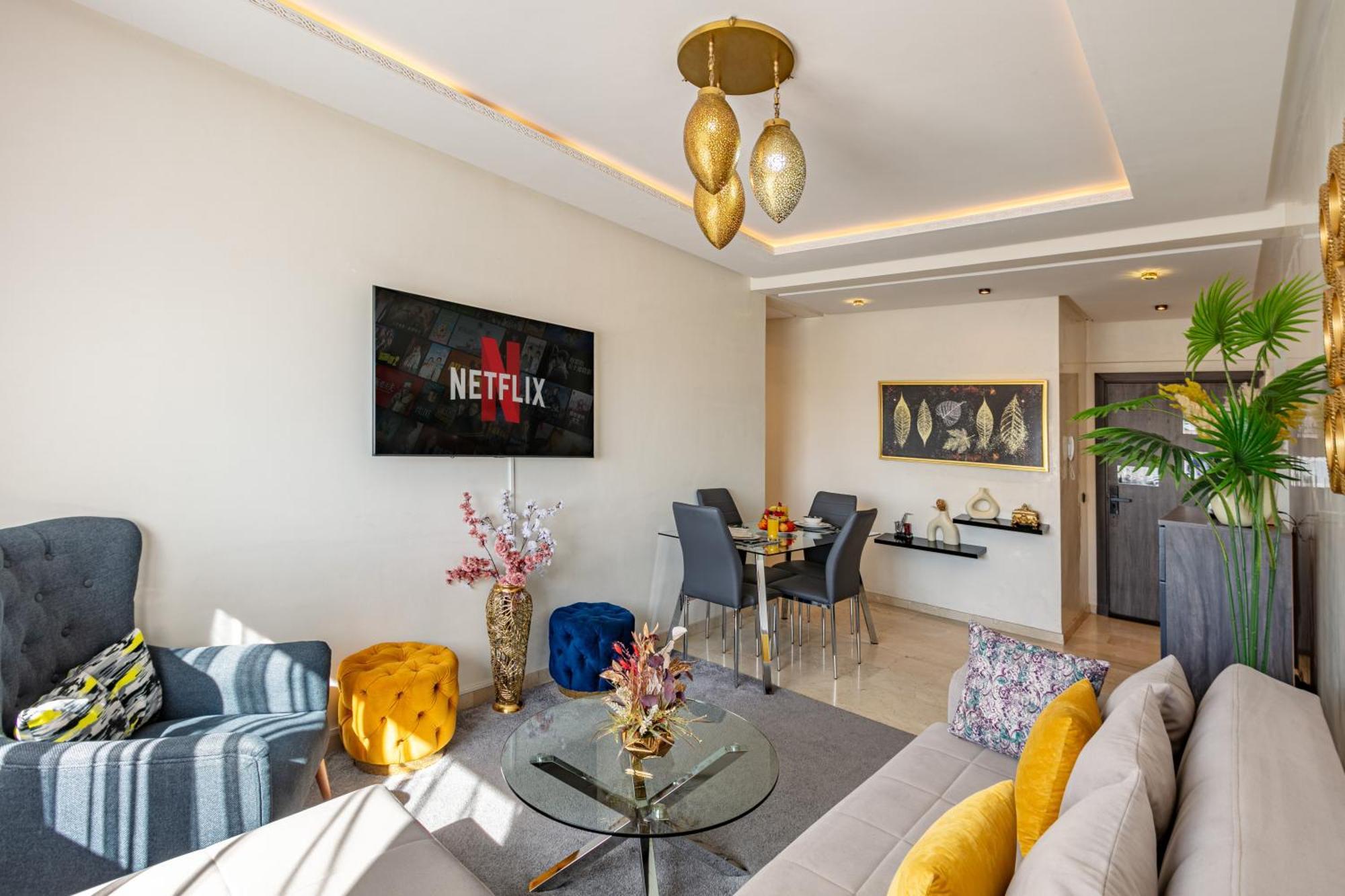 Cozy 2-Bedroom Apartment In Gueliz, Marrakech Марракеш Екстер'єр фото